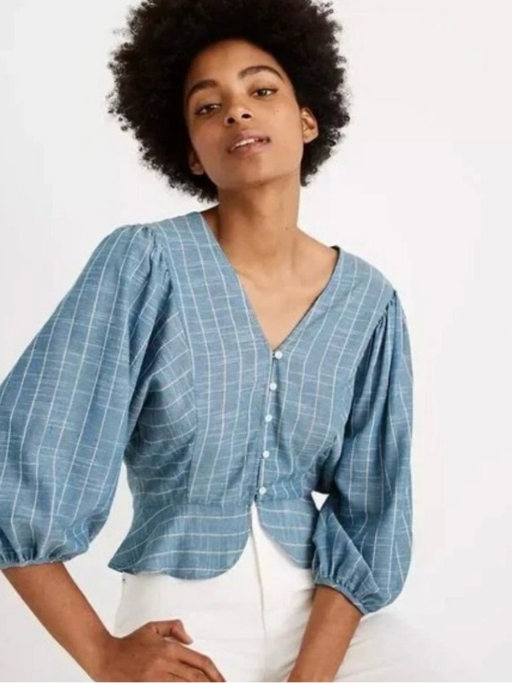 Christy Dawn Madewell Striped Emmy Top Medium NWT